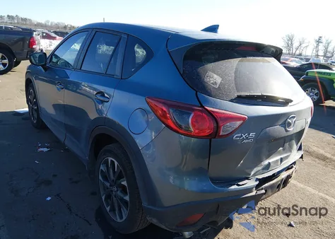 2016 Mazda Cx-5 Grand Touring z USA, uszkodzony, nr VIN JM3KE4DY4G0853410
